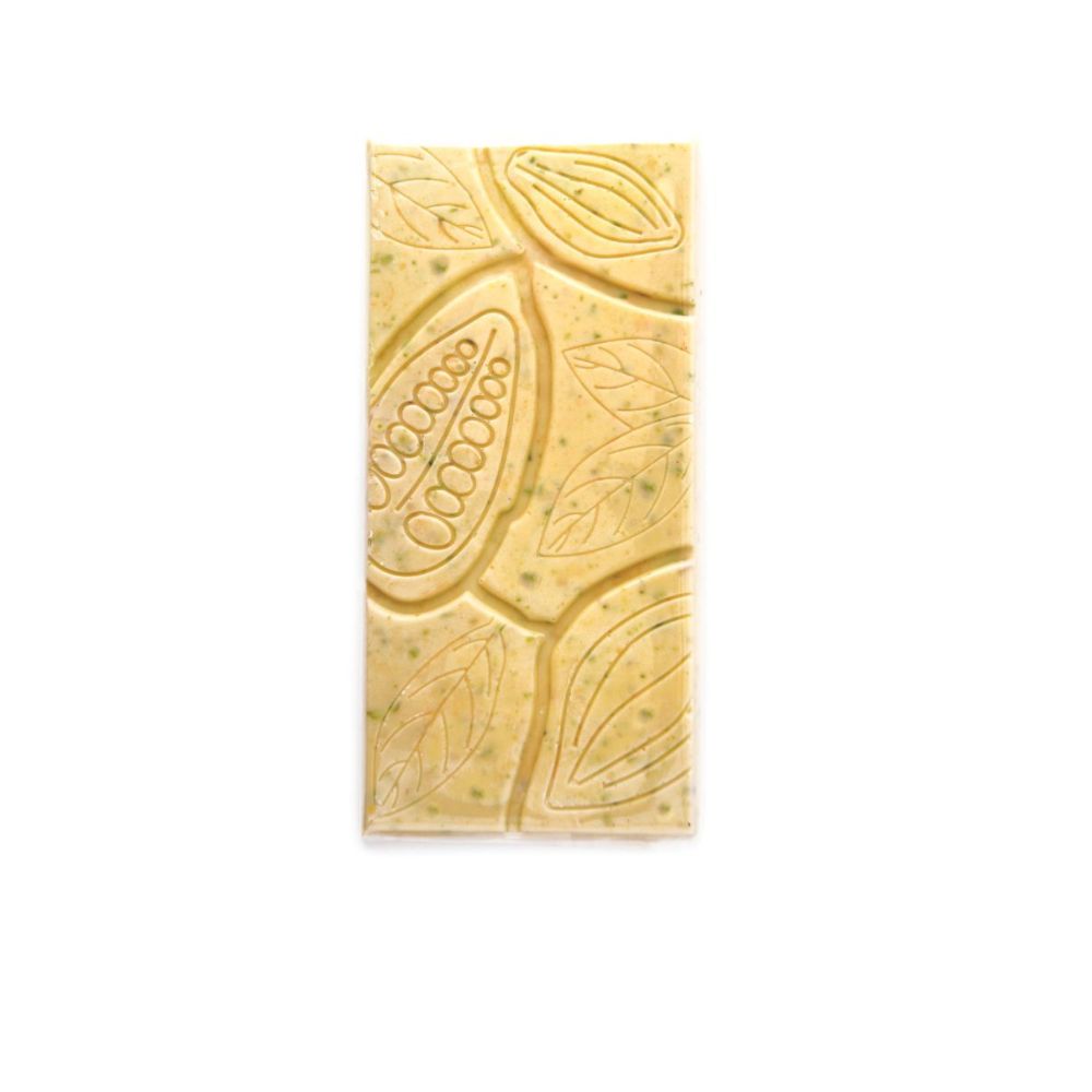 Tavoletta Bianca con Granella di Pistacchi 100 g